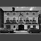 black and white photo of Golden Lion Hotel St Ives