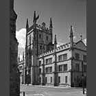 black and white photo of Cambridge University Press