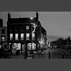 dusk view of King's Parade at Christmas