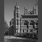 black and white photo of the Old Divinity School of St John's College
