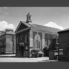 monochrome photo of the Unitarian Church