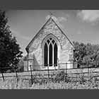 black and white photo of St Nicholas Church Arrington