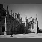 monochrome photo of the Lady Chapel of Ely Cathedral
