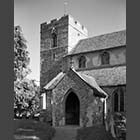 black and white photo of All Saints' and St Andrew's Church Kingston