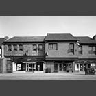 black and white photo of Boots the Chemist St Neots