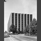 monochrome photo of Addenbrooke's No. 2 Carpark